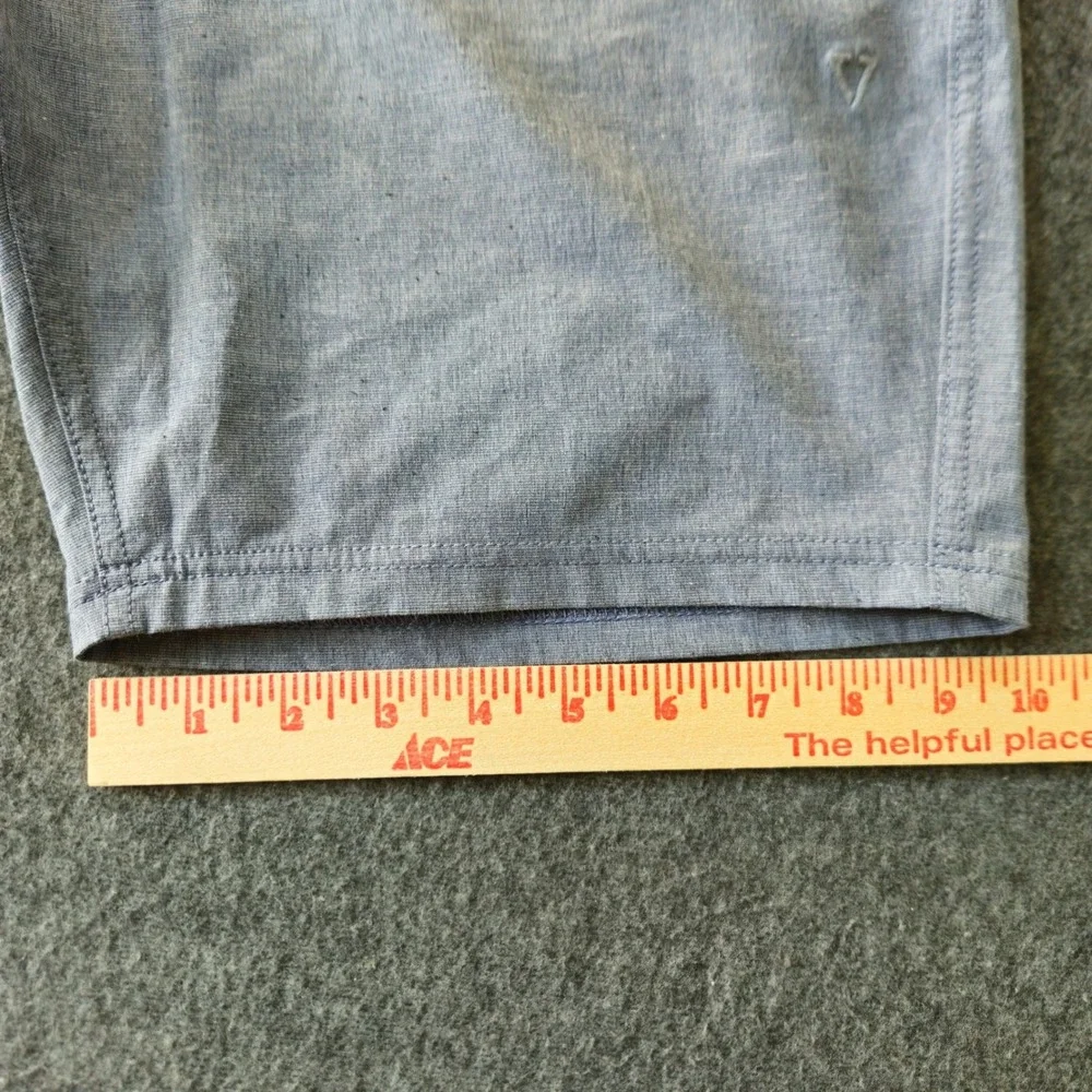 Vissla Hybrid Walkshorts Heather Stretch Upcycled Size 33-34 Skater Y2K Style